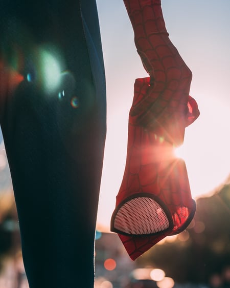 Spiderman mask image by Joey Nicotra via Unsplash